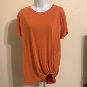 Green envelope NWT burnt orange super soft knitted t shirt szXL